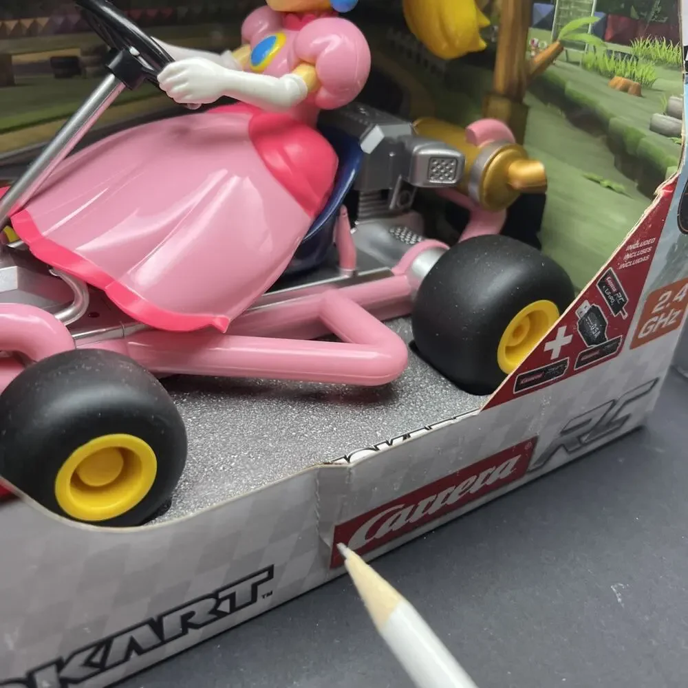 Carrera RC Mario Kart Princess PEACH Pipe Kart Remote Control Car Brand New